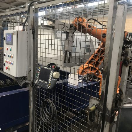 Celula ROBOT CARGADOR A 2 TORNOS CNC